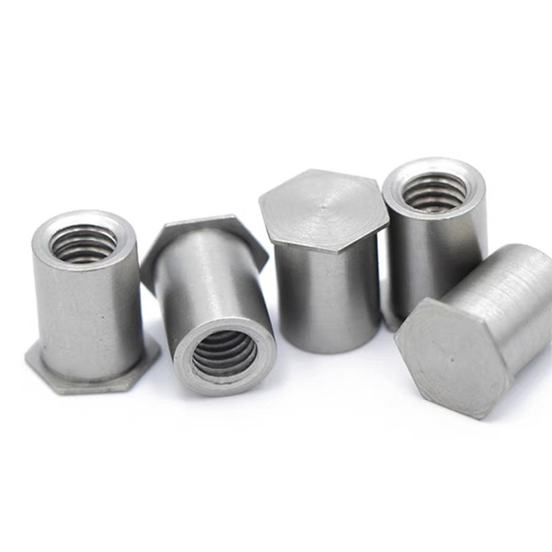 Hole Hole Flat Head hexagon riveted reveted steel