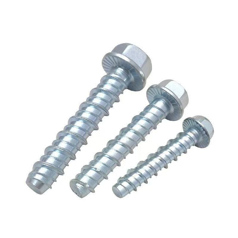 สลักเกลียวยึดคอนกรีตแบบตัดตัวเองแบบ Hex Flange Head
