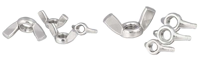 Square wing nuts