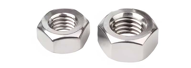 Single chamfered hexagon thin nut
