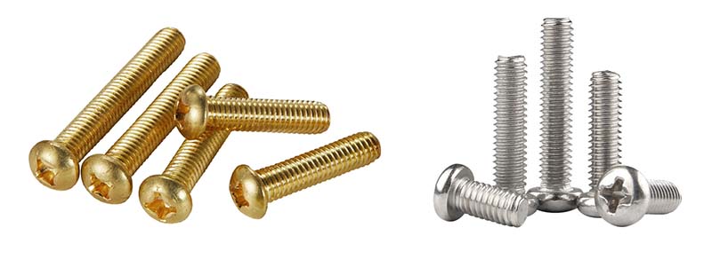 Cross recessed small pan head screws