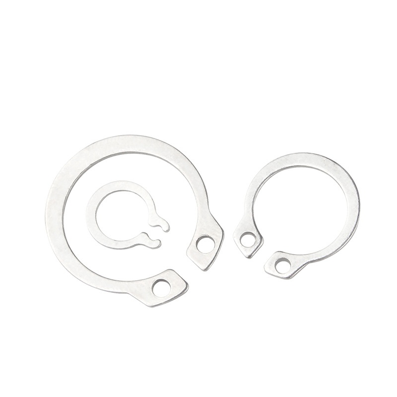 แหวนรองแหวนล็อควงแหวนภายนอก Snap Retaining Spring Washer