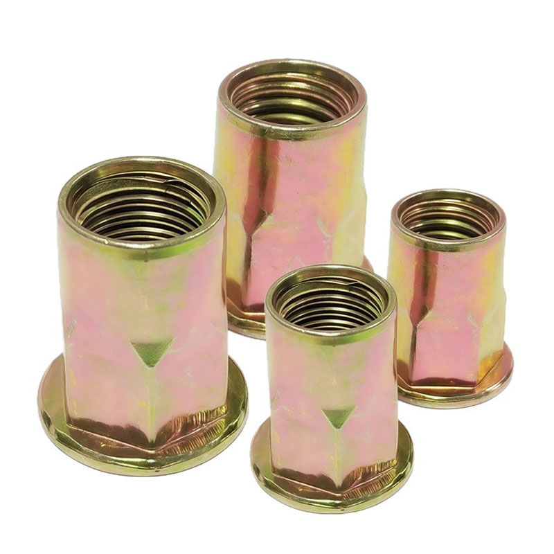 น็อตหมุดย้ำหกเหลี่ยมยึดแน่นหนา