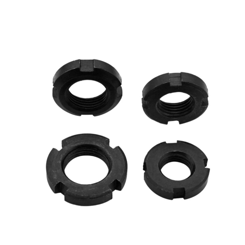 น็อตกลมล็อคแบบมีร่องป้องกันการสั่นไหว