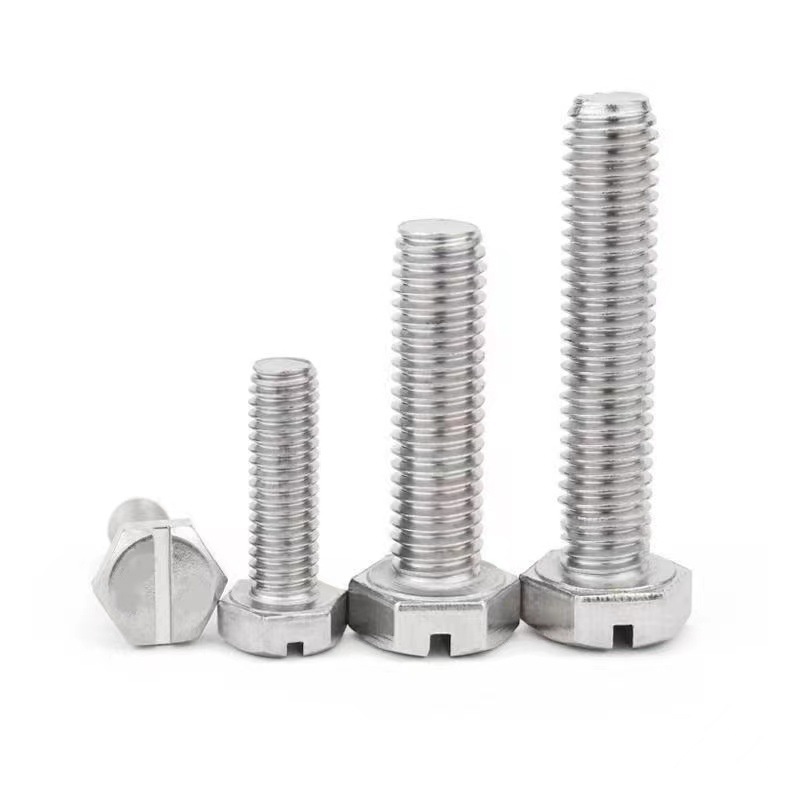 สกรูหัว hex slotted