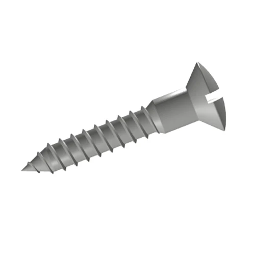 Slotted countersunk head screws